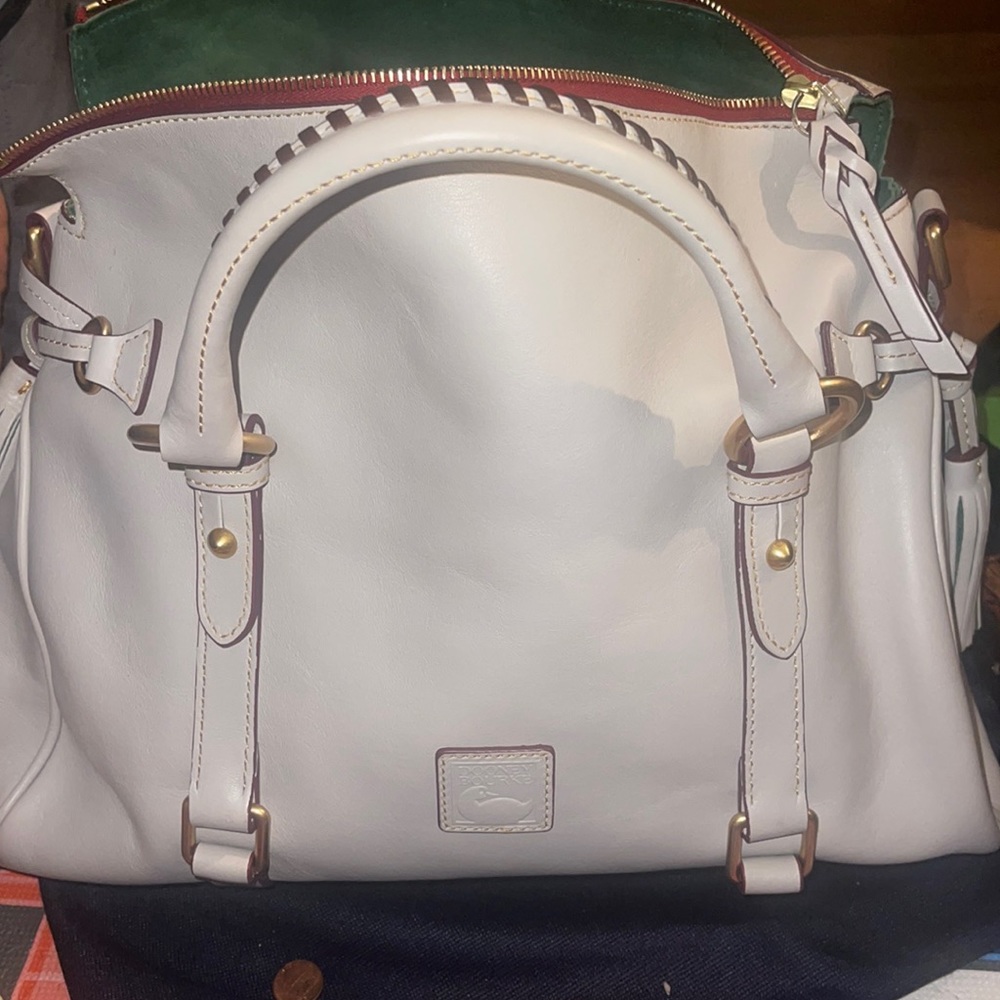 Grey medium satchel